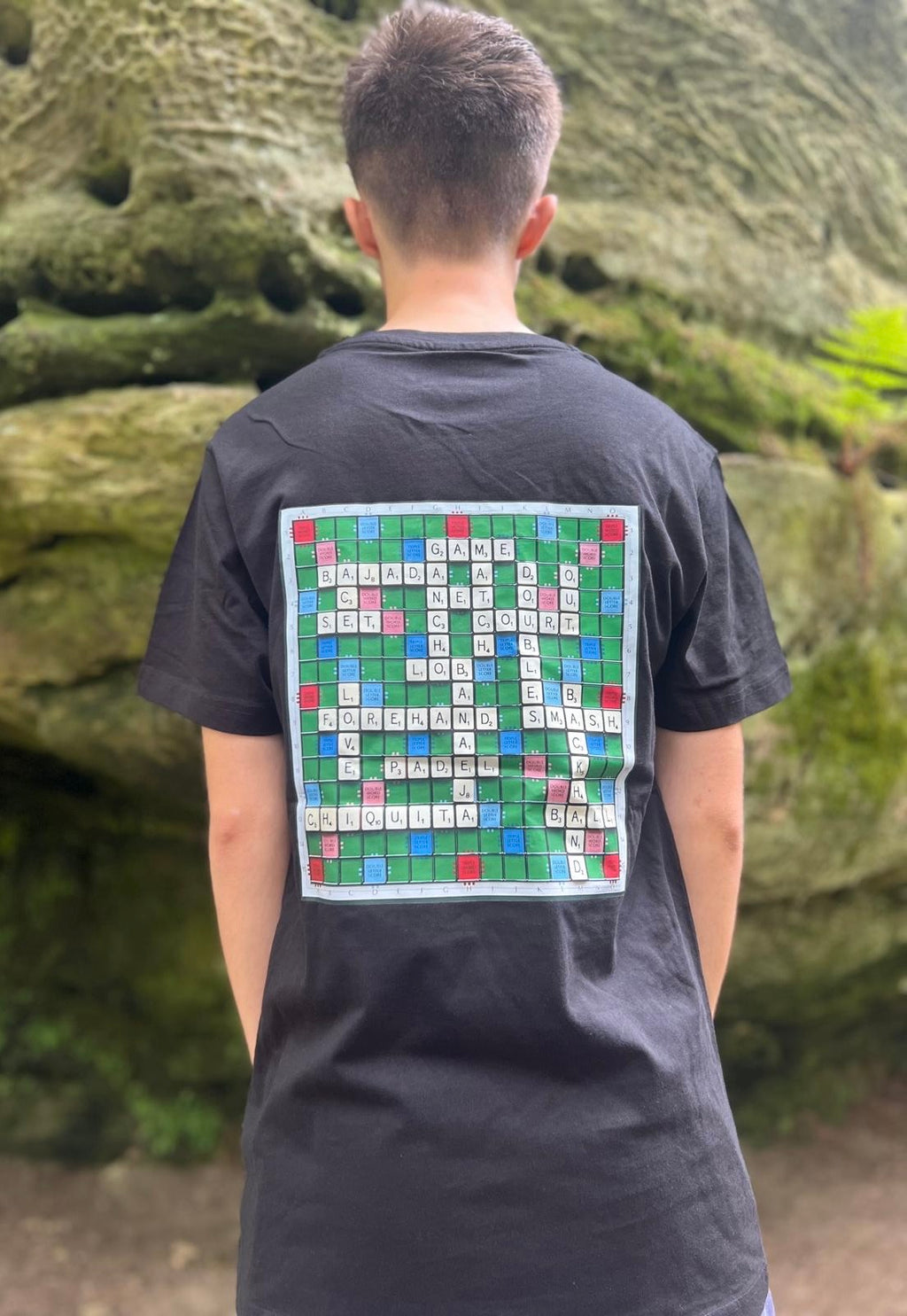 Scrabble - Black Tee