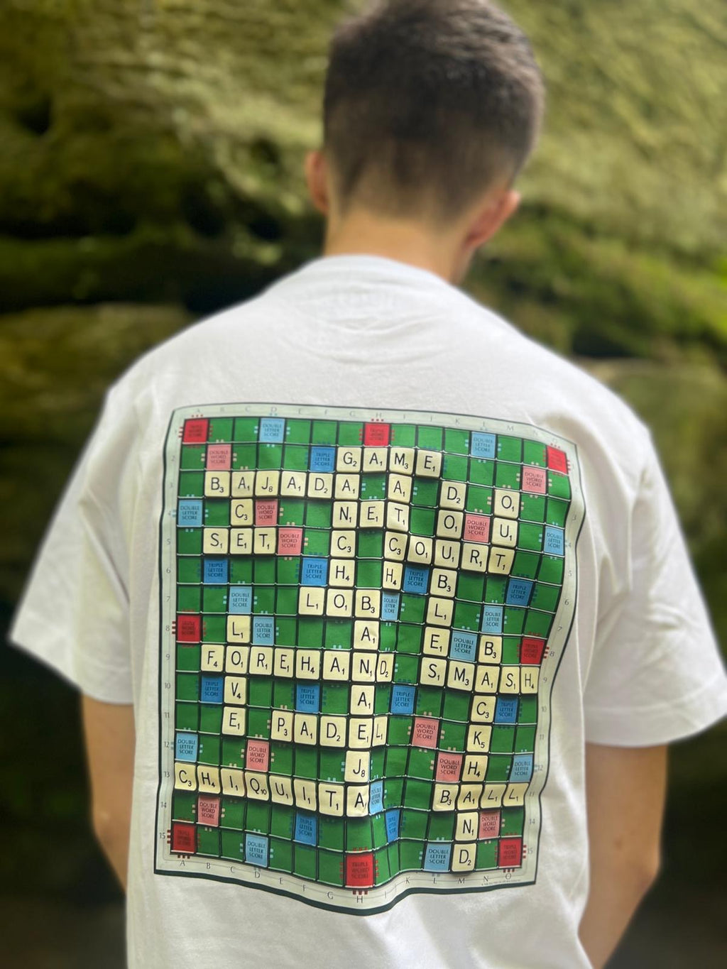 Scrabble - White Tee