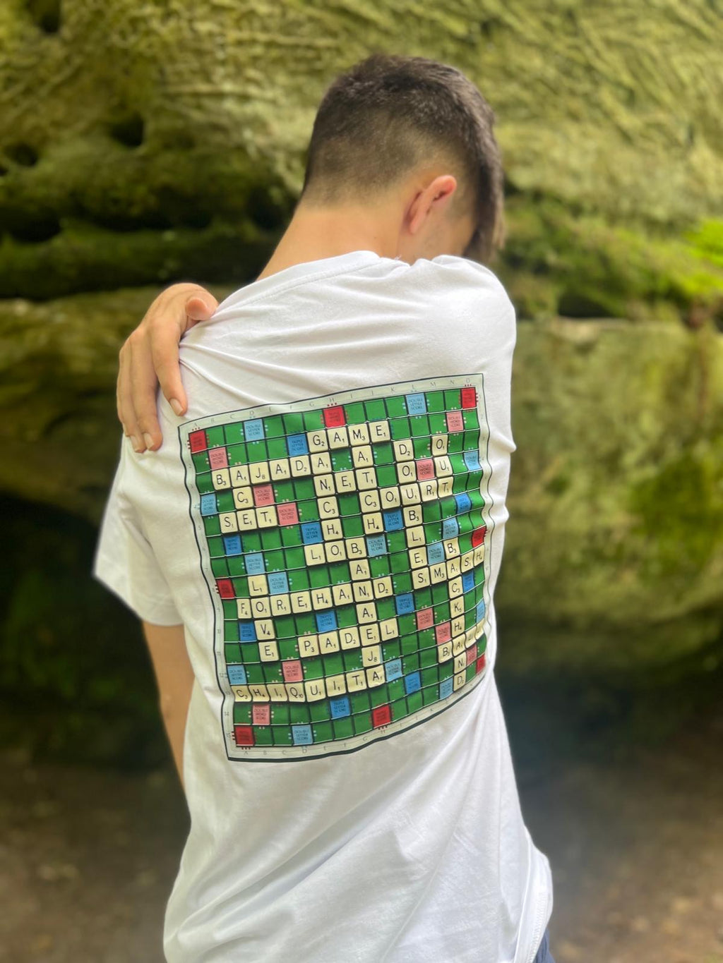 Scrabble - White Tee